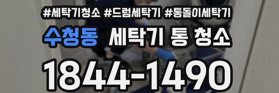 수청동 세탁기 통 청소