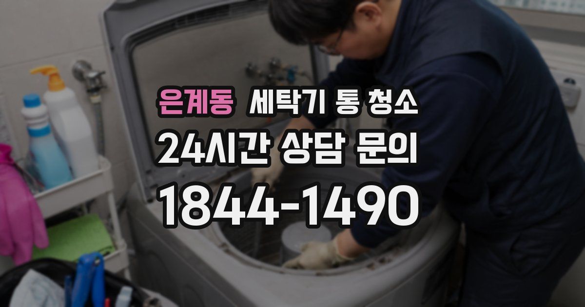 은계동 세탁기 통 청소