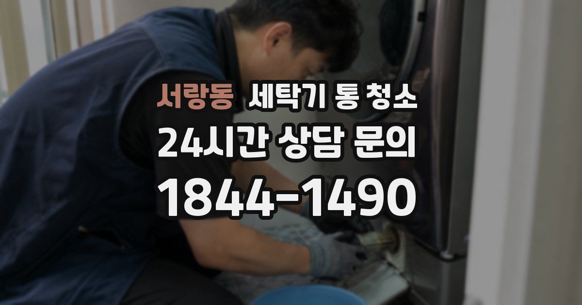 서랑동 세탁기 통 청소