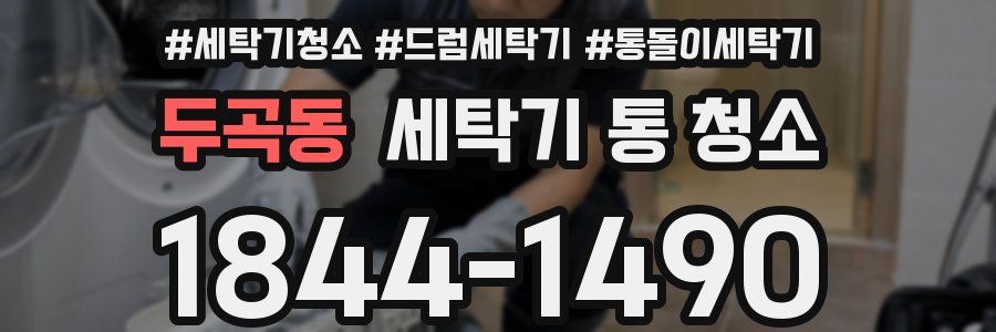 두곡동 세탁기 통 청소