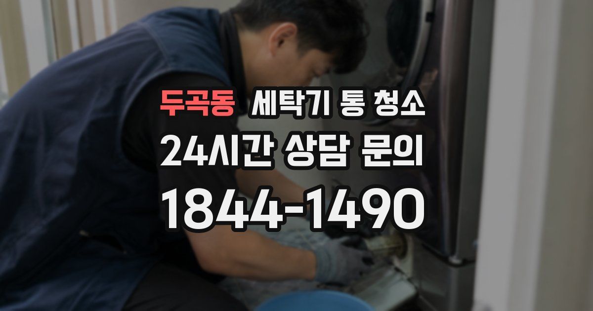 두곡동 세탁기 통 청소