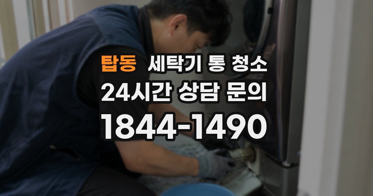 탑동 세탁기 통 청소