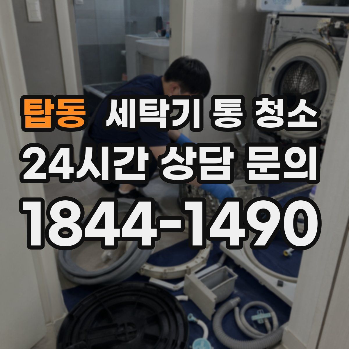 탑동 세탁기 통 청소