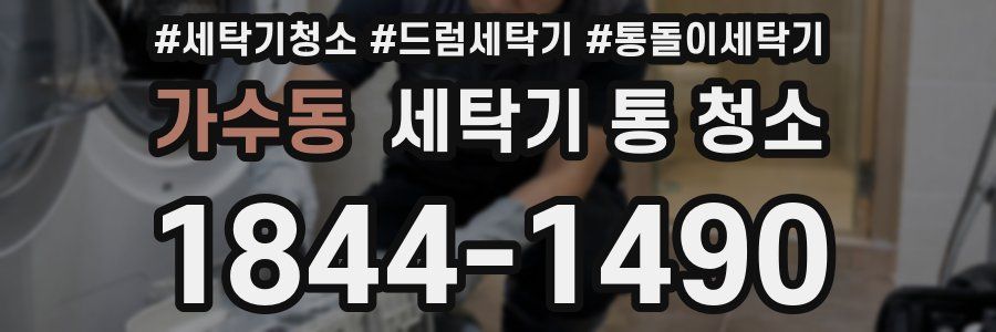 가수동 세탁기 통 청소