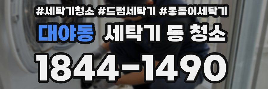 대야동 세탁기 통 청소