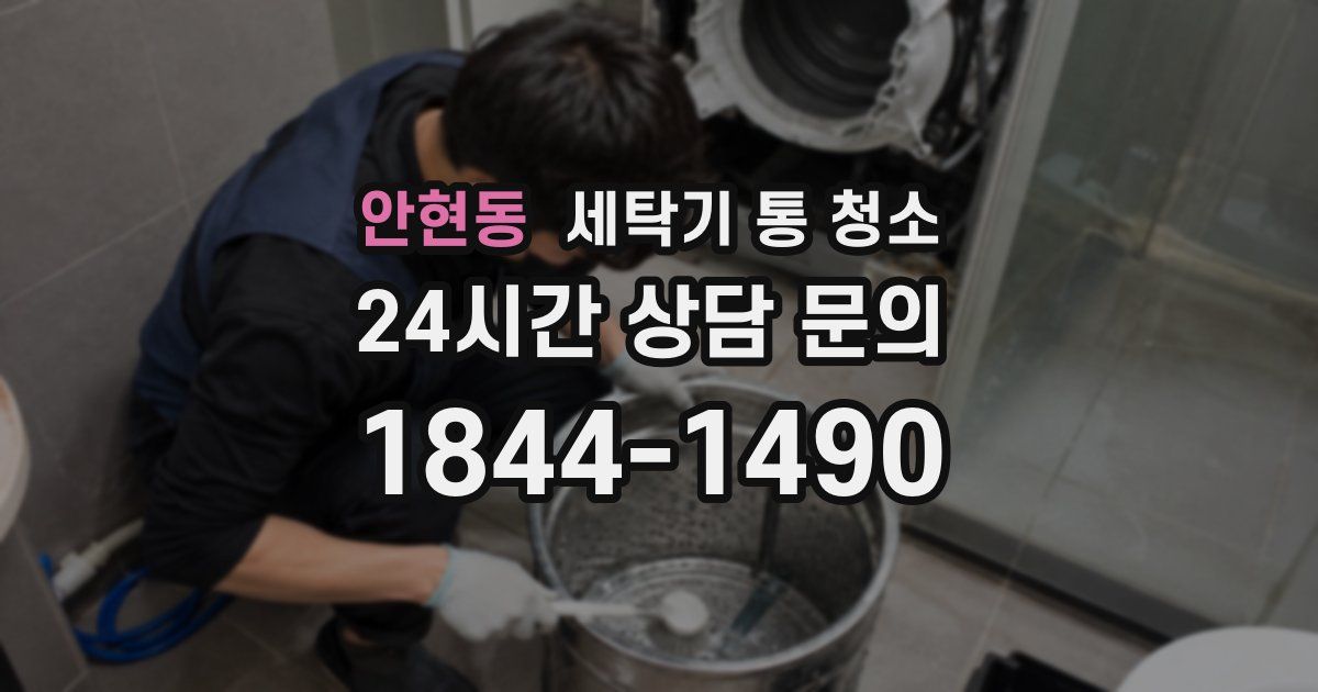 안현동 세탁기 통 청소