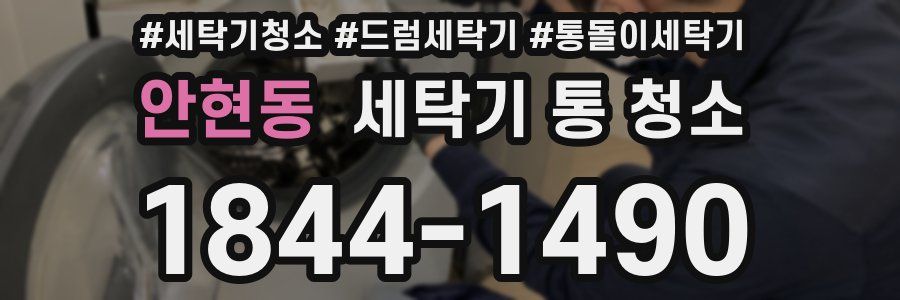 안현동 세탁기 통 청소