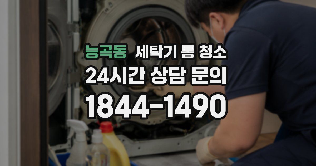 능곡동 세탁기 통 청소