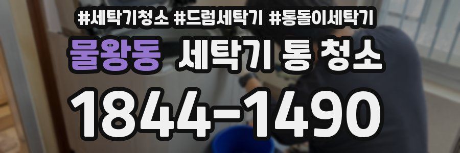 물왕동 세탁기 통 청소