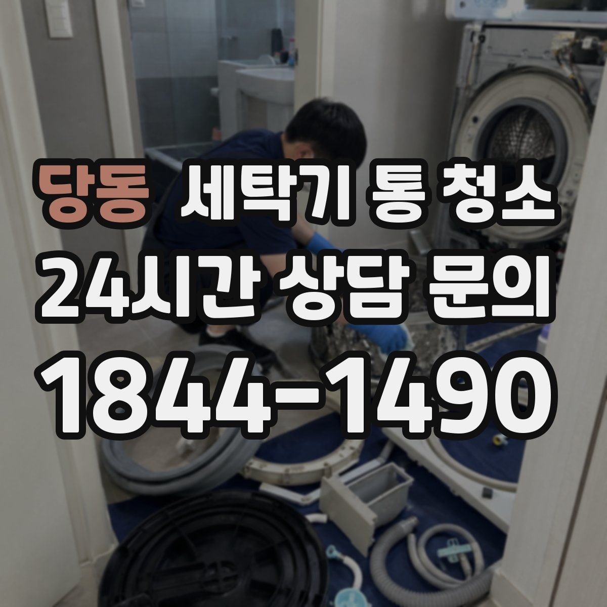 당동 세탁기 통 청소