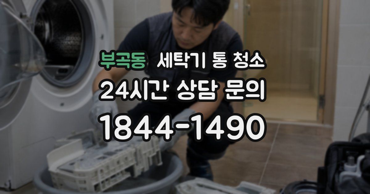 부곡동 세탁기 통 청소