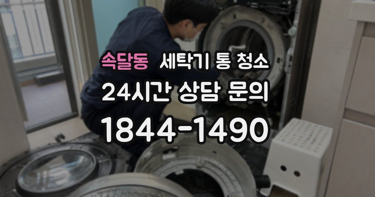 속달동 세탁기 통 청소