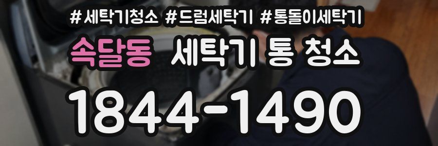 속달동 세탁기 통 청소