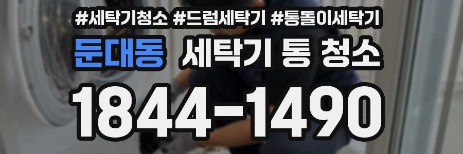 둔대동 세탁기 통 청소