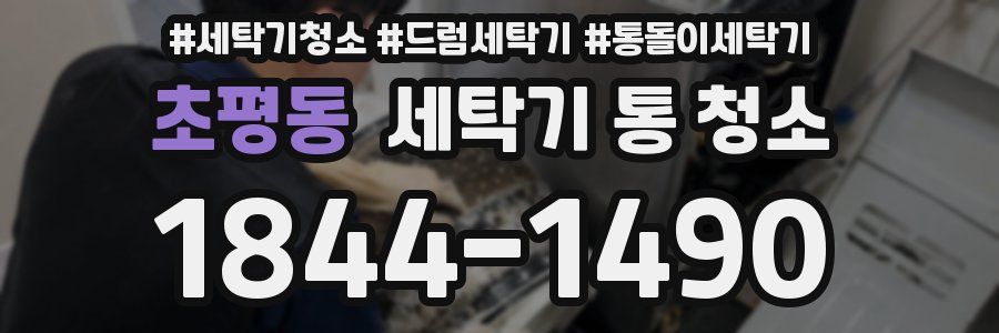 초평동 세탁기 통 청소
