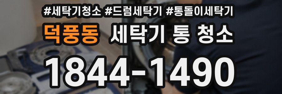 덕풍동 세탁기 통 청소