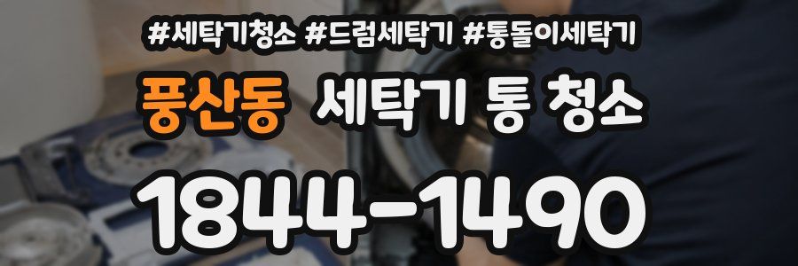 풍산동 세탁기 통 청소