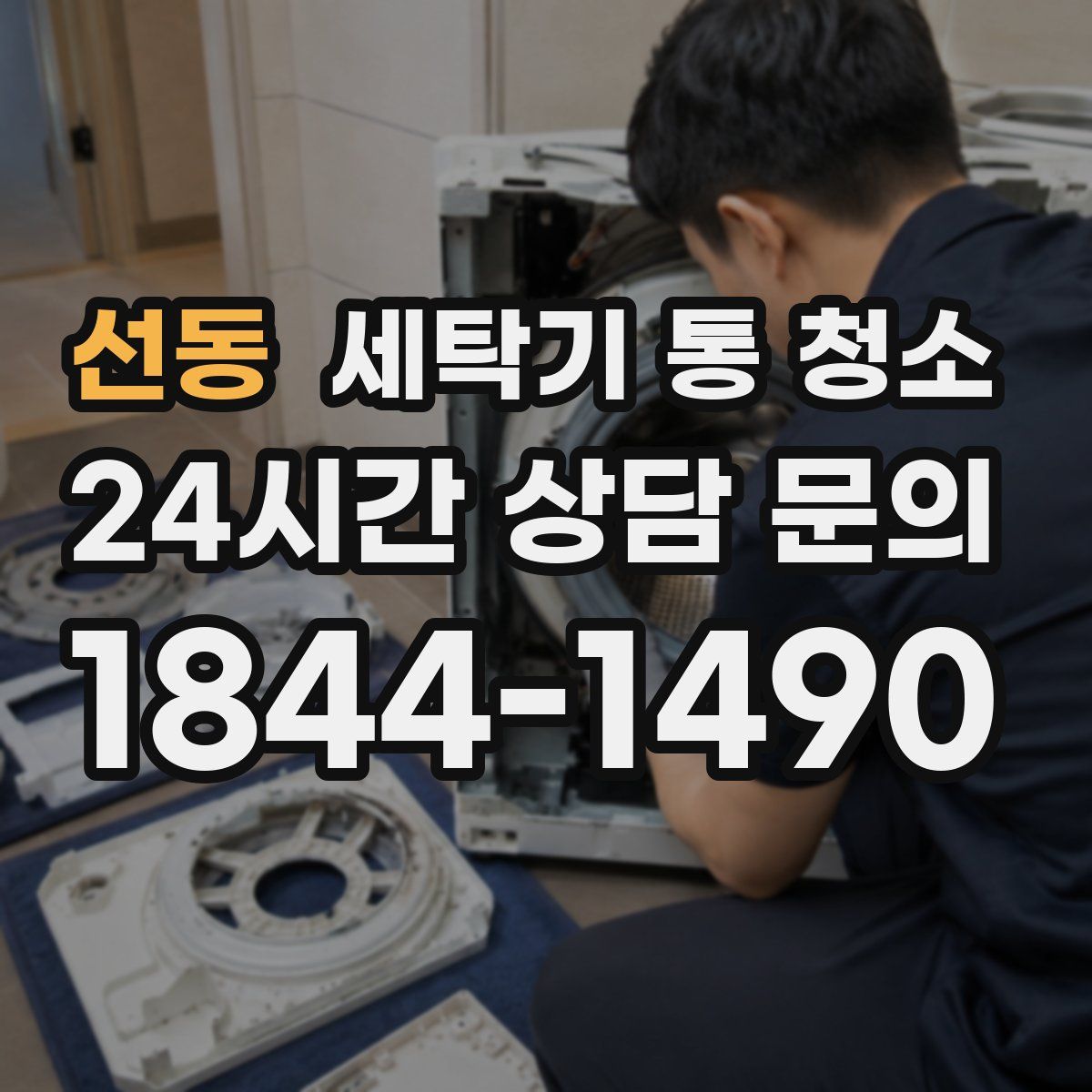 선동 세탁기 통 청소