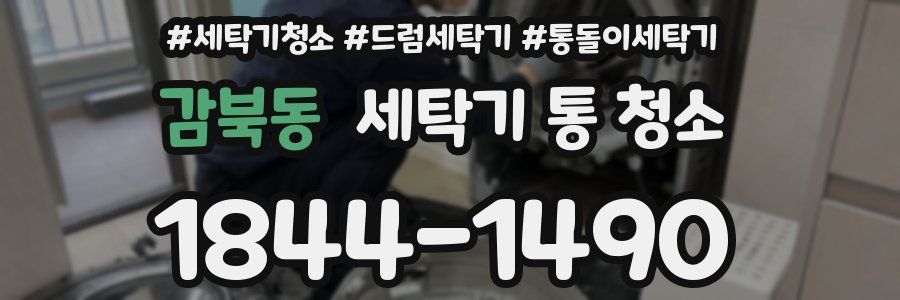 감북동 세탁기 통 청소