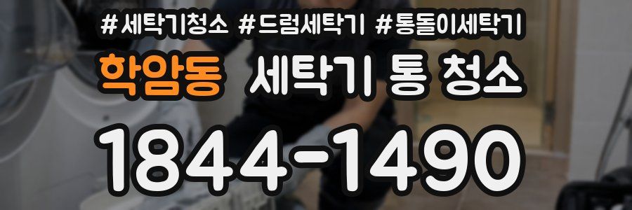 학암동 세탁기 통 청소