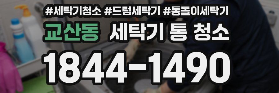 교산동 세탁기 통 청소