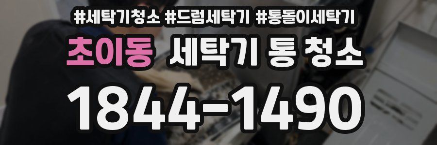 초이동 세탁기 통 청소