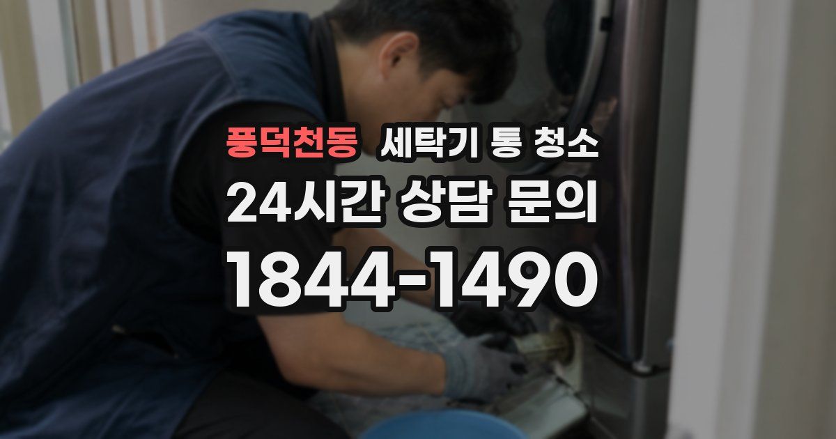 풍덕천동 세탁기 통 청소