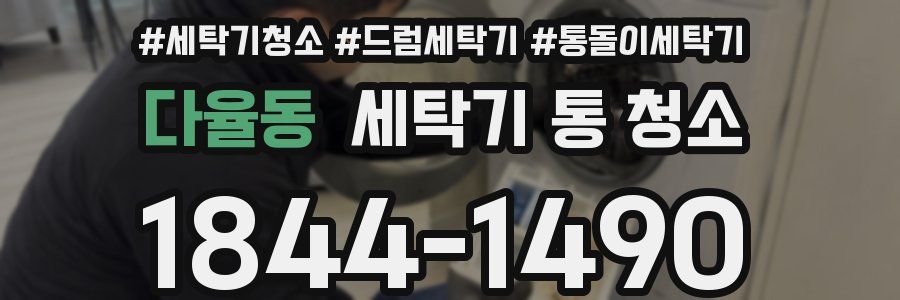 다율동 세탁기 통 청소