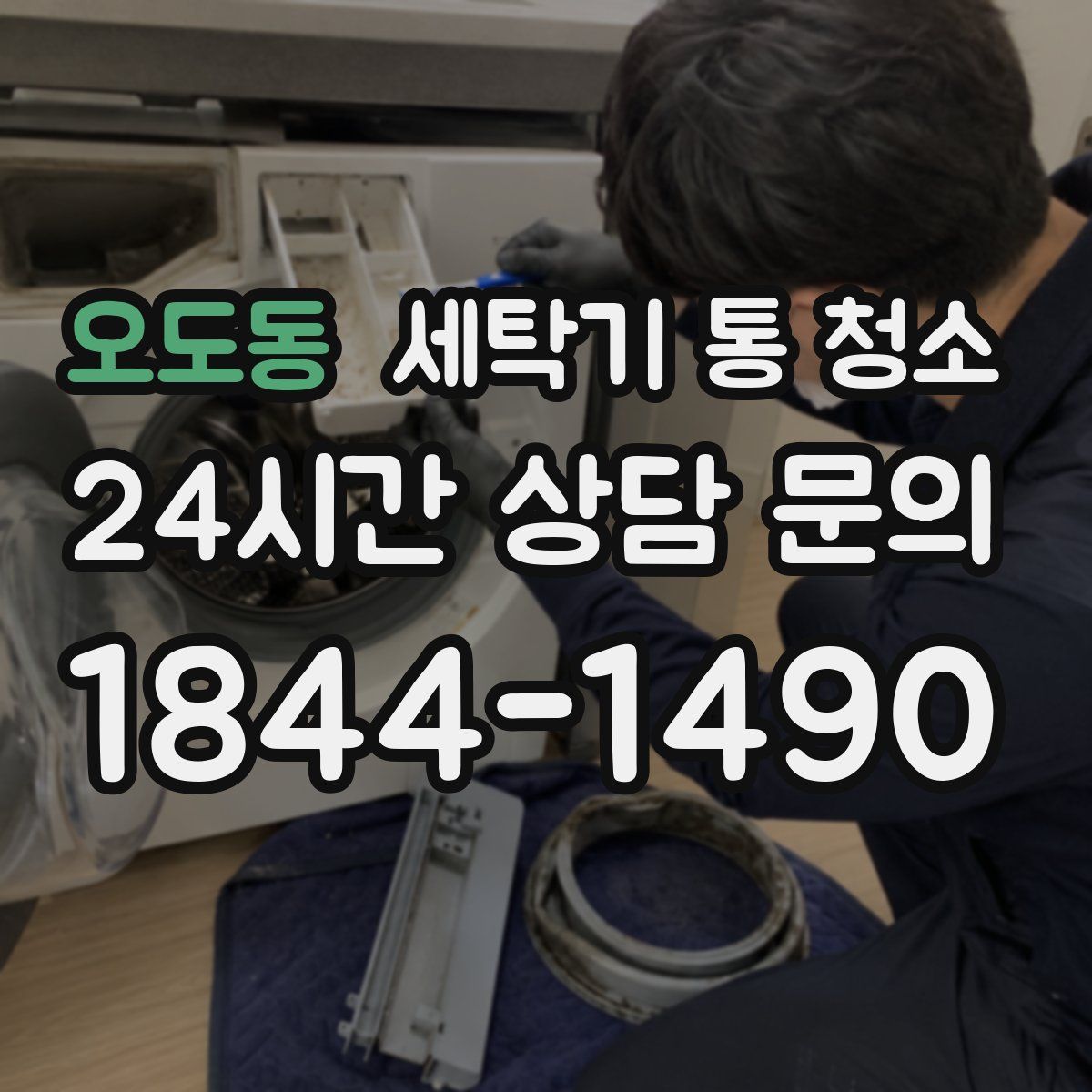 오도동 세탁기 통 청소