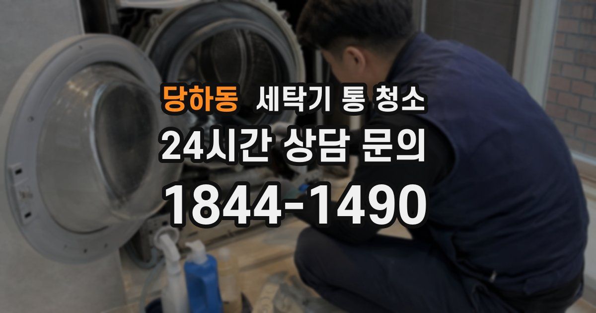 당하동 세탁기 통 청소
