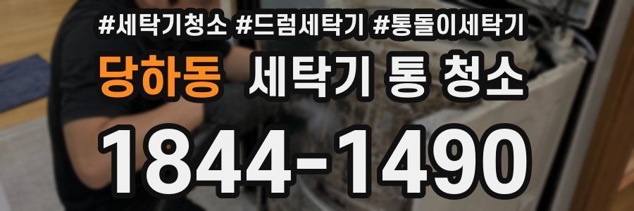 당하동 세탁기 통 청소