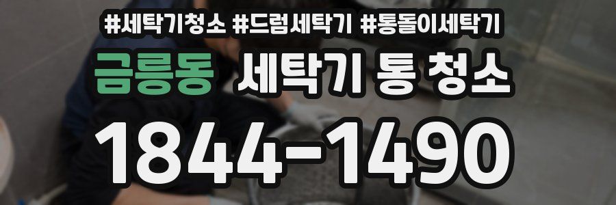 금릉동 세탁기 통 청소