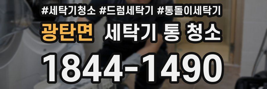 광탄면 세탁기 통 청소