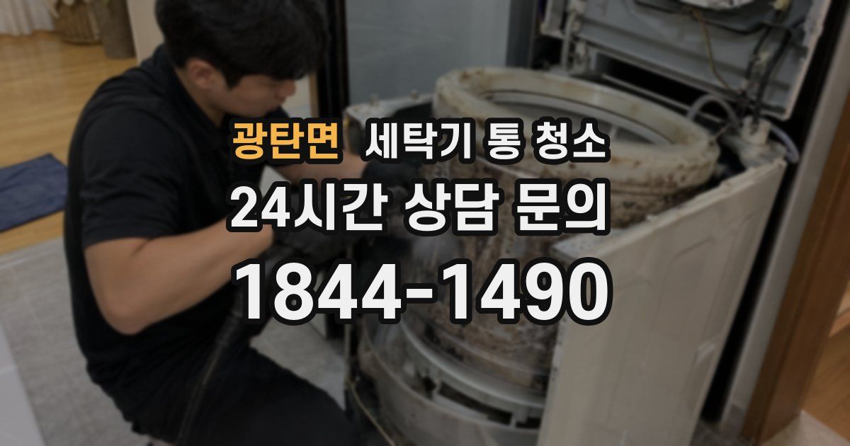 광탄면 세탁기 통 청소