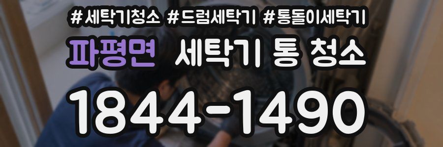 파평면 세탁기 통 청소