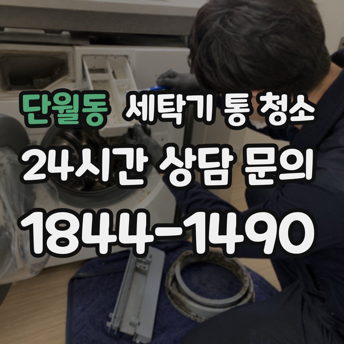 단월동 세탁기 통 청소