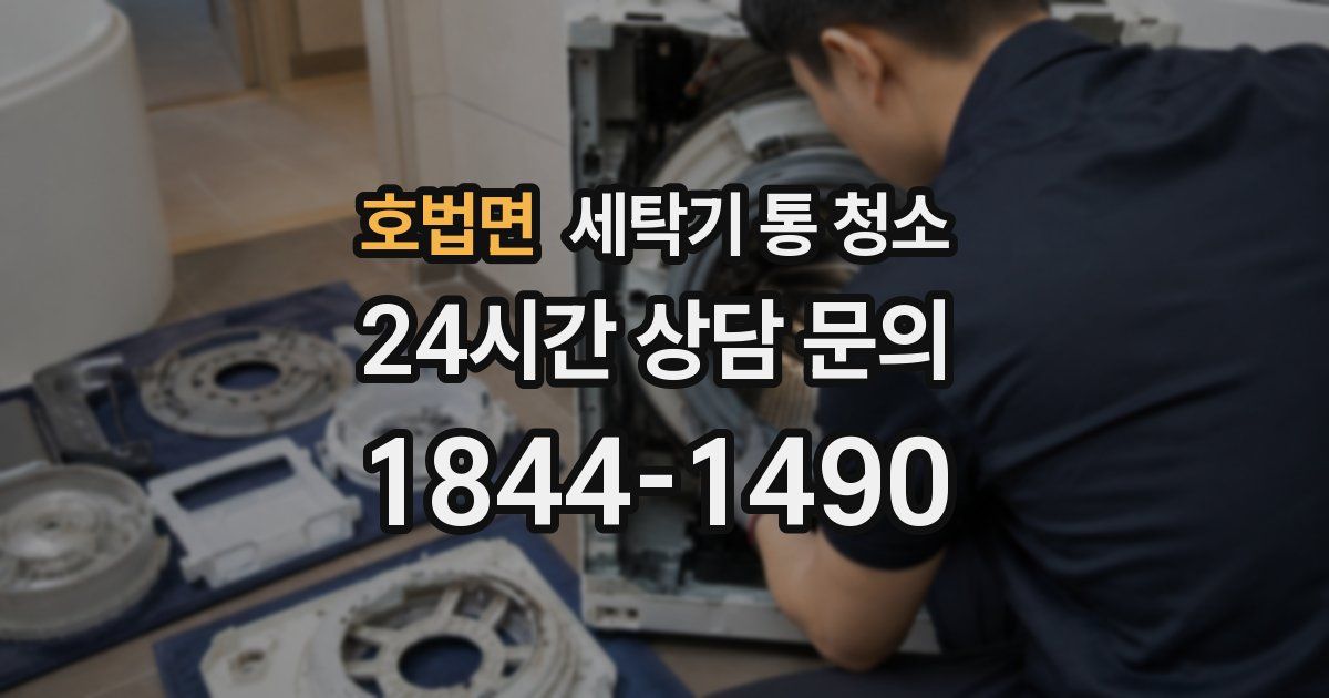 호법면 세탁기 통 청소