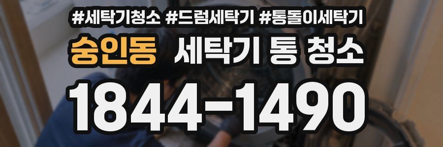 숭인동 세탁기 통 청소