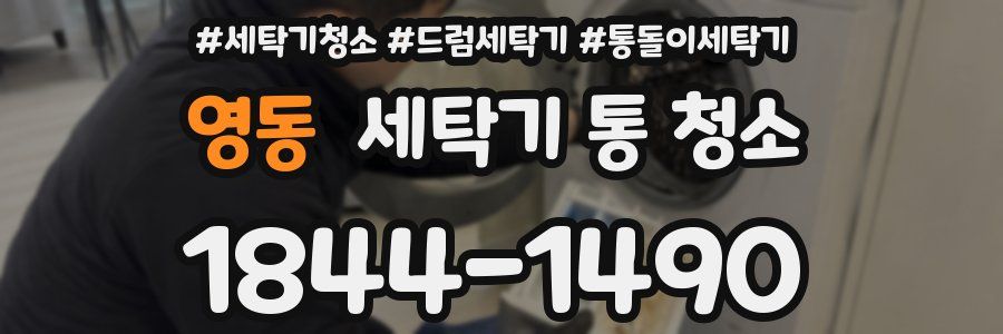 영동 세탁기 통 청소