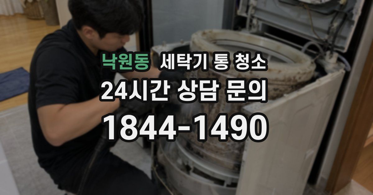 낙원동 세탁기 통 청소