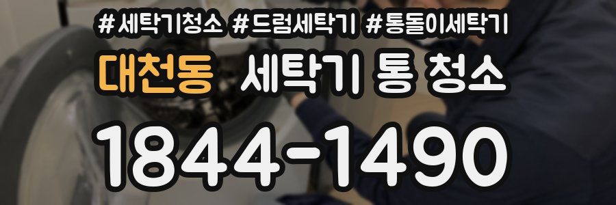 대천동 세탁기 통 청소