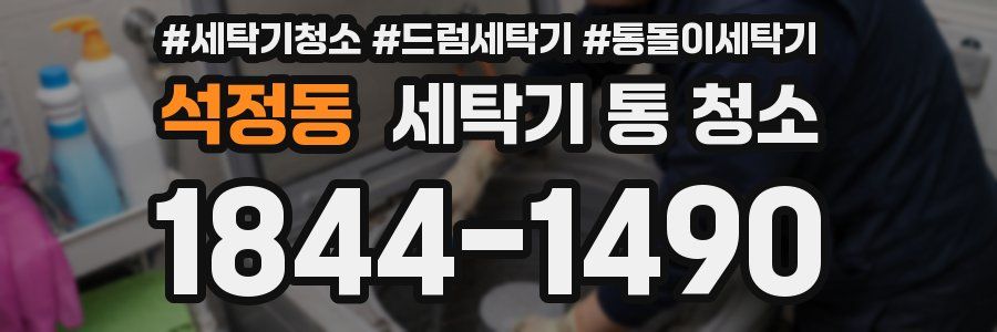 석정동 세탁기 통 청소