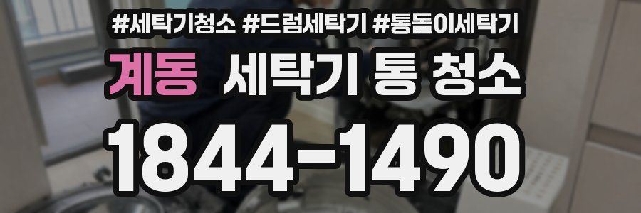계동 세탁기 통 청소