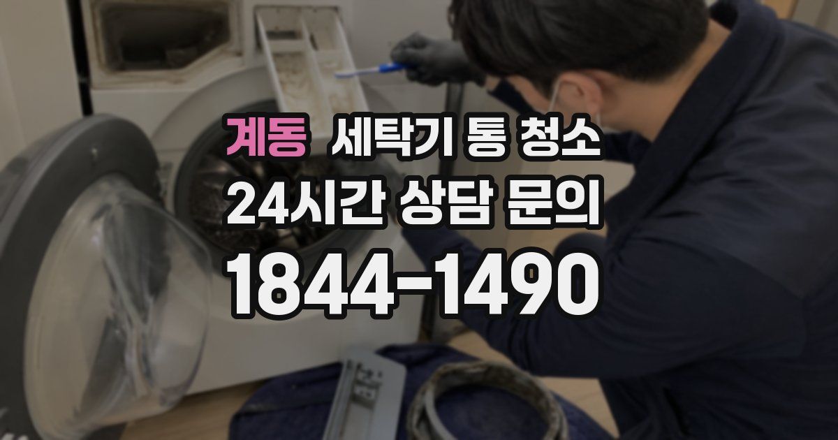 계동 세탁기 통 청소