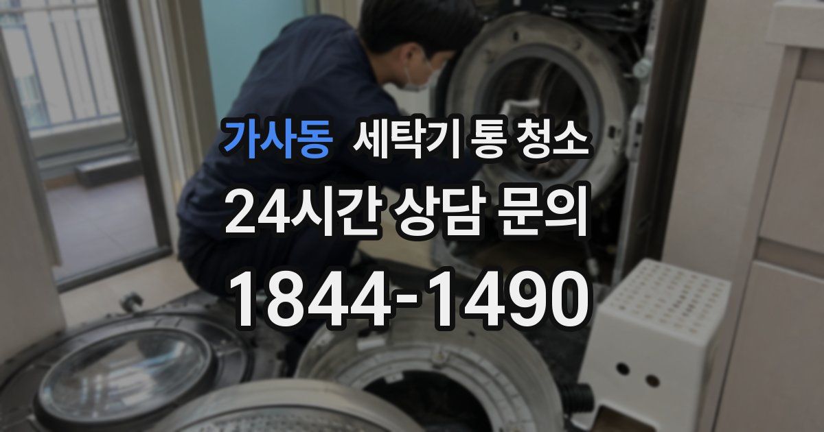 가사동 세탁기 통 청소