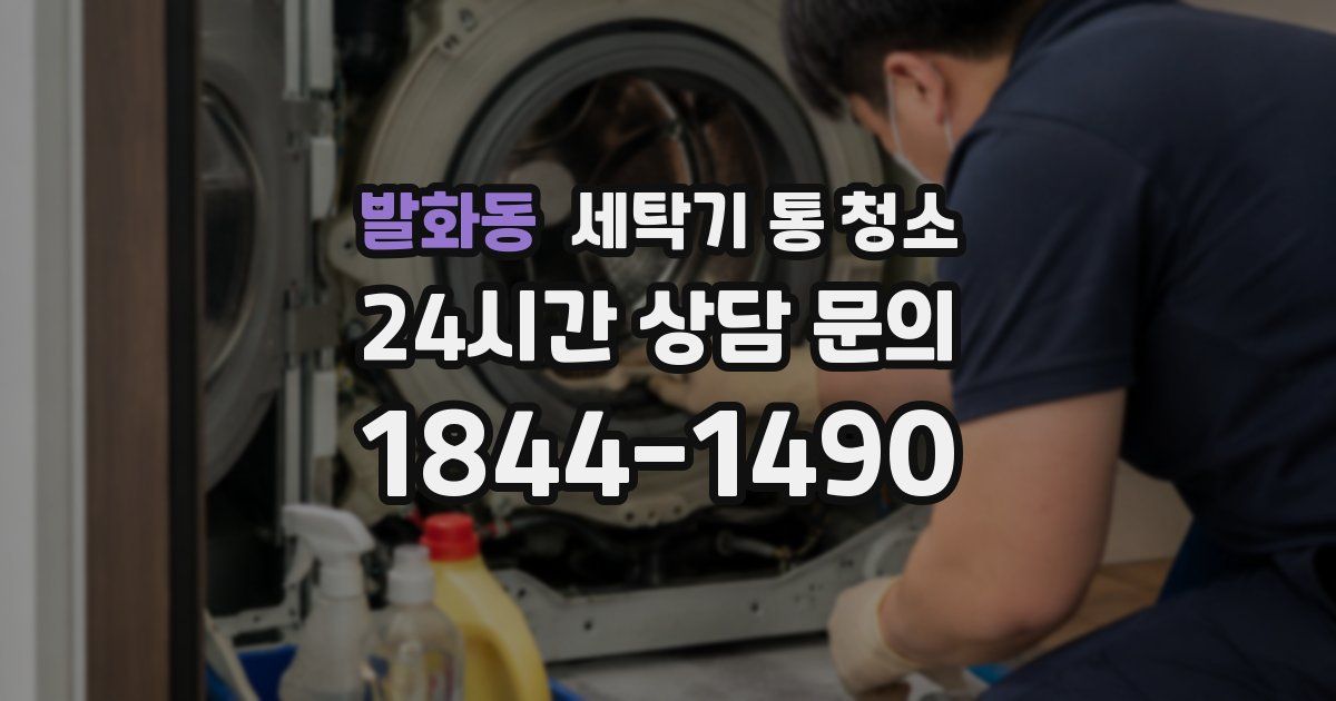 발화동 세탁기 통 청소