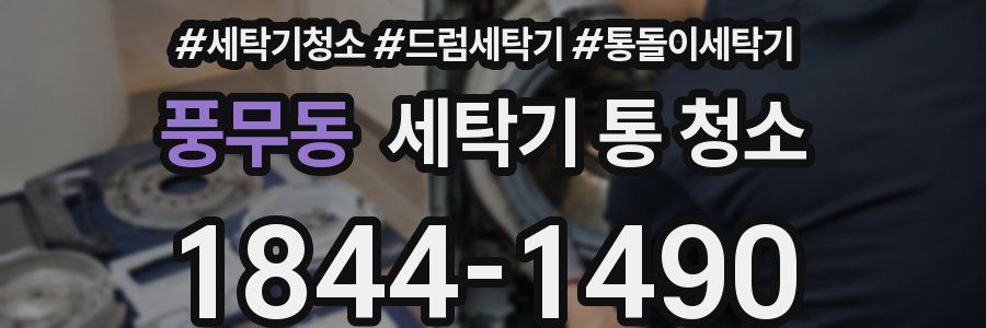 풍무동 세탁기 통 청소