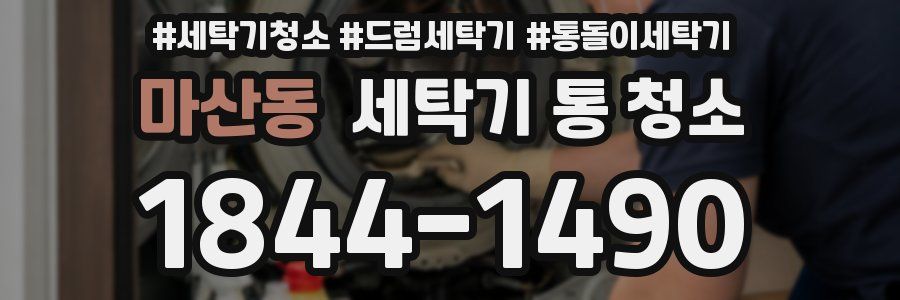 마산동 세탁기 통 청소