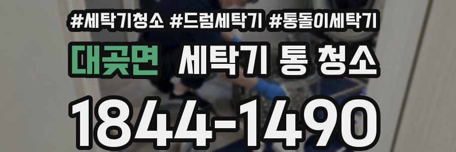 대곶면 세탁기 통 청소