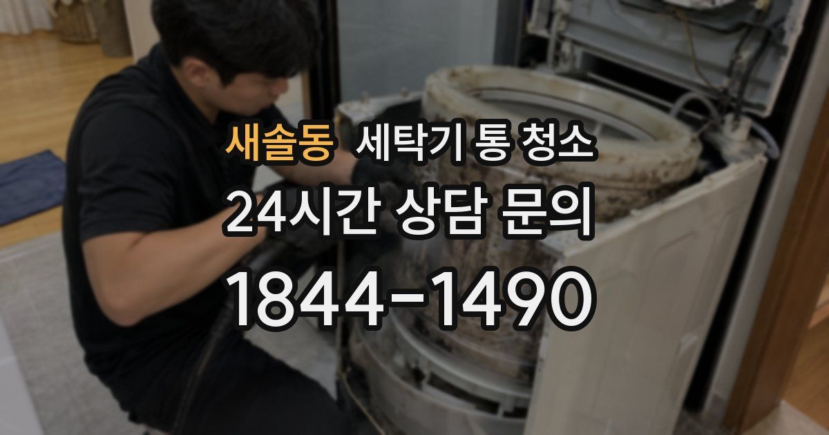 새솔동 세탁기 통 청소